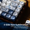 XVX Ceramic Keycaps, MOA Keycap Sets Dye-Sublimation PBT Keyboard Keycaps