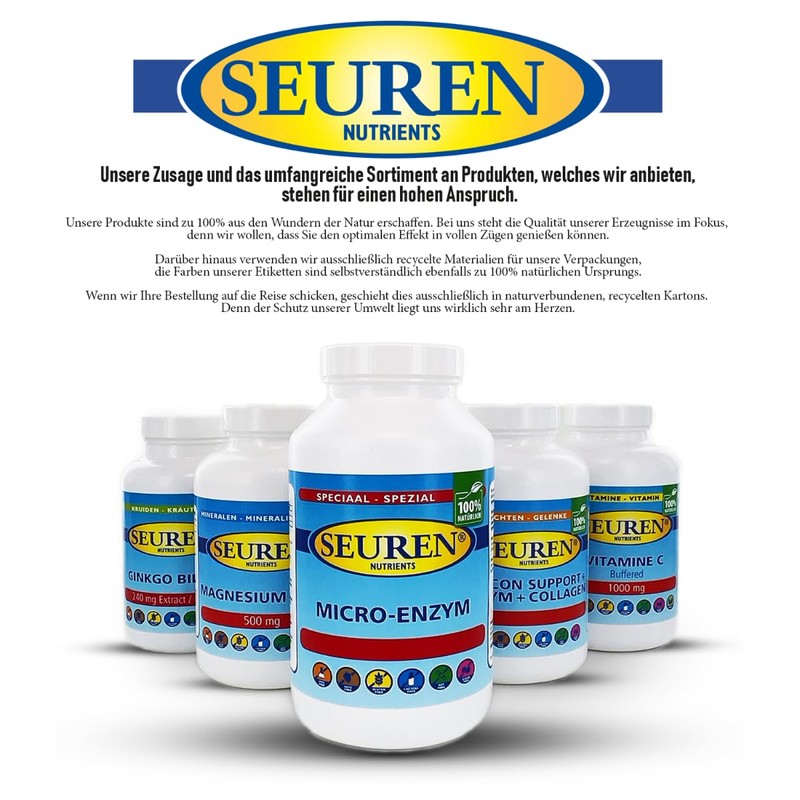 Seuren Nutrients Super Multi Compleet Multivitamins 240 Tablets Men &