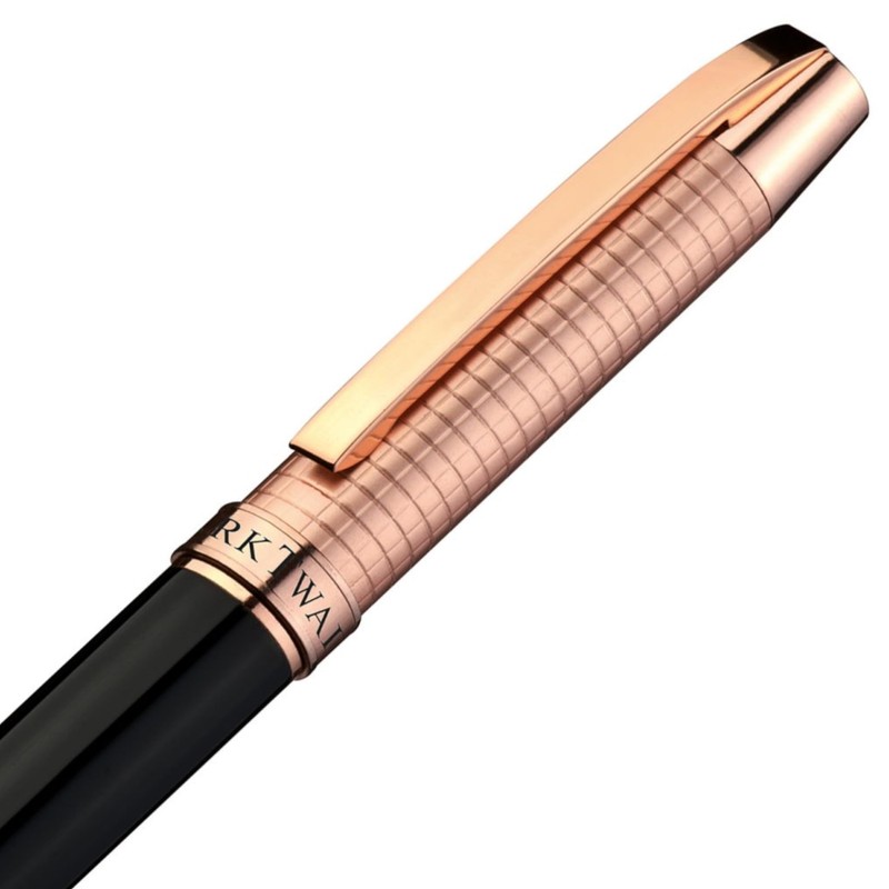 Mark Twain Metal Twist Ballpoint Pen in Copper Design with