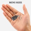 Modixun 3Pack Travel Keychain Finger Nail Clippers, Mini Foldable Stainless