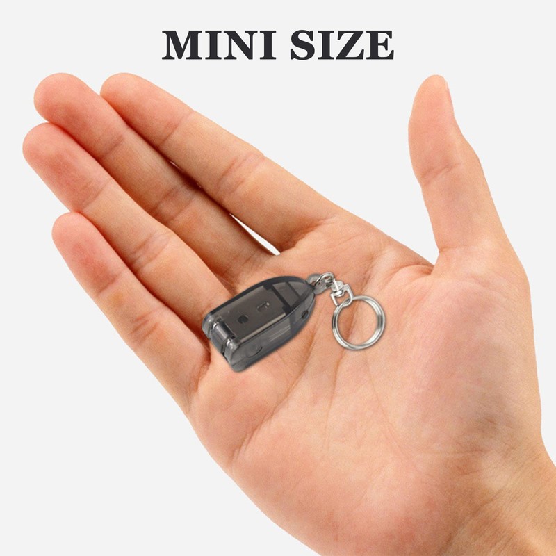 Modixun 3Pack Travel Keychain Finger Nail Clippers, Mini Foldable Stainless