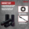 AMM 1/2" Drive Deep Impact Socket Set, 35-Piece Socket set