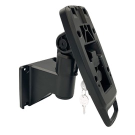 ENS Tailwind Verifone Vx520 EMV CTLS 7" Latch and Key Lock Wall Mount Terminal Stand, Black