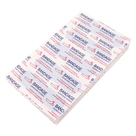 100pcs / box Adhesive Bandage Food Grade Antibacteria Waterproof Wound  Plaster Blue