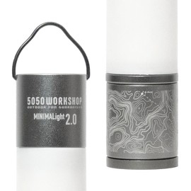 Fifty Fifty Workshop TR8-5WS-4469 MINIMALight 2.0 GRAY TOPO LED Light, H4.9 x W1.1 x D 1.1 inches (125 x 27 x 27 mm)