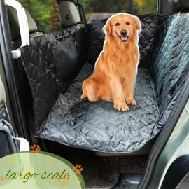HIRUFAIT Dog Car Seat Cover for 2020-2024 Land Rover Defender 90/110/130 Accessories, Waterproof & Nonslip Cargo Liner for Dogs, Dog Seat Cover Mat Backseat Protector (Rear Seat)
