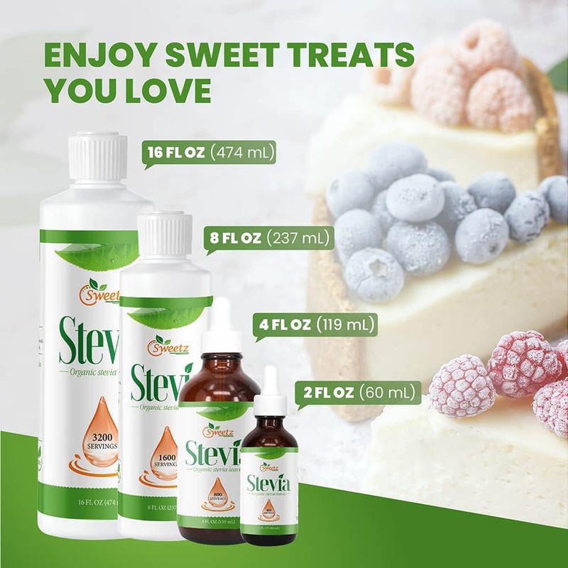 Liquid Stevia – Sweet Drops –Made from Reb-D Rich Organic