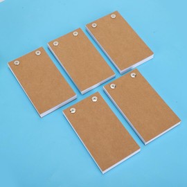 Hapivida 5Pcs Flip Book Kit Separate Hand Painted Books and Screws Set Painting Tools for Drawing, Sketching and Cartoon Creation