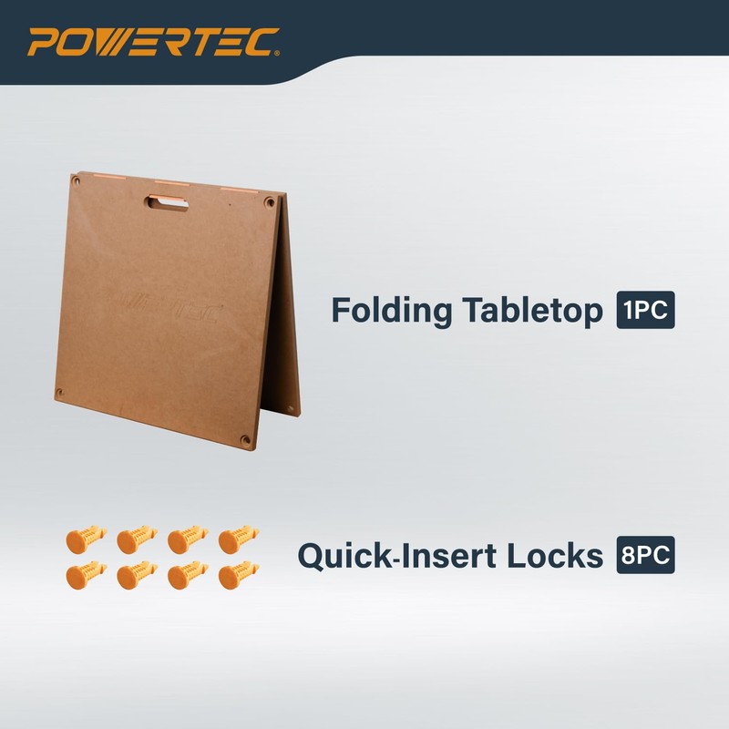 POWERTEC Arachni Flex 24" x 48" Foldable Workbench Tabletop -