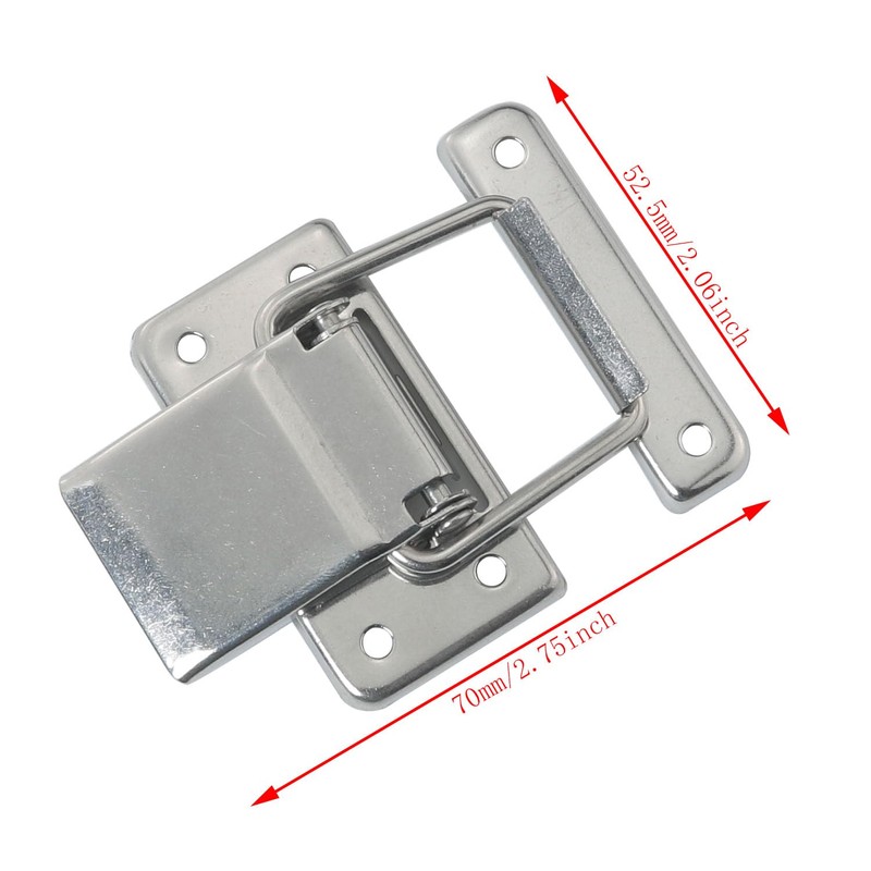 DGBRSM 2PCS Stainless Steel Mechanical Equipment Hardware Cabinet Case Hasp