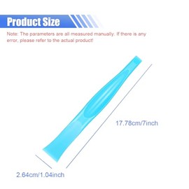 ZIMISI 2 In 1 Plastic Scraper Tool, No-Scratch Small Scraper Cleaning Tool, Multipurpose Sticker Remover Tool for Tight Spaces, Stiff Crevice Scrapers for Removing Paint, Labels, Car Detailing
