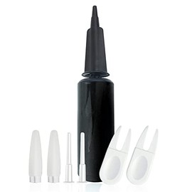 Lxnoap Fitness Exercise Sport Yoga Ball Inflator Kit with 1 Air Pump, 2 Stopper Plug Pins, 2 Removers, 2 Plastic Nozzles, 7 Pieces