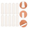 WOONEKY 10 Pack White Essential Oil Refillable Aromatherapy Tubes Compact