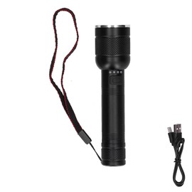 Flashlight USB Rechargeable 2000LM Waterproof Flashlight for Outdoor Adventure Hiking Camping Household Emergency