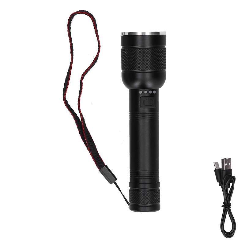 Flashlight USB Rechargeable 2000LM Waterproof Flashlight for Outdoor Adventure Hiking