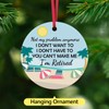 Retirement Christmas Hanging Ornament Gifts for Women Men 2025 Retired