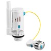 Toilet Dual Flush Valve with Push Button, Toilet Flush System