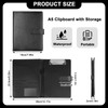 Clipboard A5 with Lid, Clipboard Folder with Writing Pad, Document