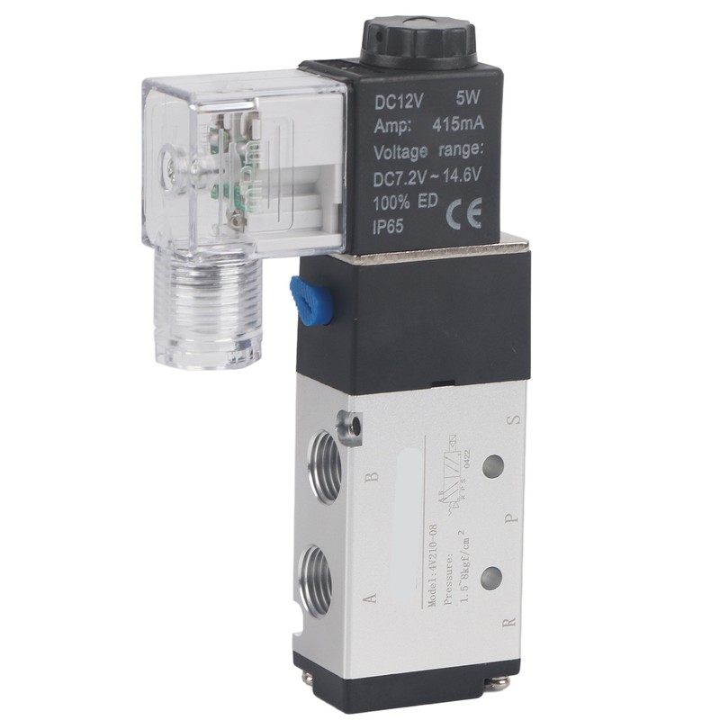 4V210-08 Solenoid Air Valve 2 Position 5 Port Pneumatic Control