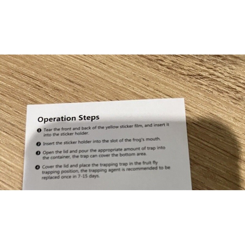 TrapMax 2 Frog Shape Fruit Fly Traps for Indoors with