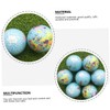 OHPHCALL Creative Earth Pattern Golf Practice Balls Durable Swing Training