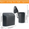 Car Trash Can, 2 Mini Car Accessories with Lid and