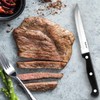 faderic Steak Knives set of 12, Black Full-Tang Triple Rivet