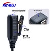 KEYBLU G Shape Earpiece with PTT Mic, 2 Pin Single