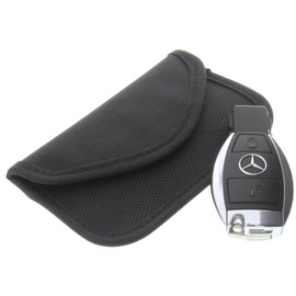 foto-kontor Radiation Protection Bag for Keyless Key Entry Open Go Theft Protection No Signal Interception L, Radiation protection bag, L, black