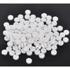 200 x Plain White Round 2 Hole 6mm Sewing Buttons.