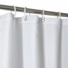 YISURE Short Shower Curtain for Walkin Tub 60 Inch Length,