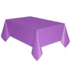 Unique Party Plastic Tablecloth, 108" x 54", Purple