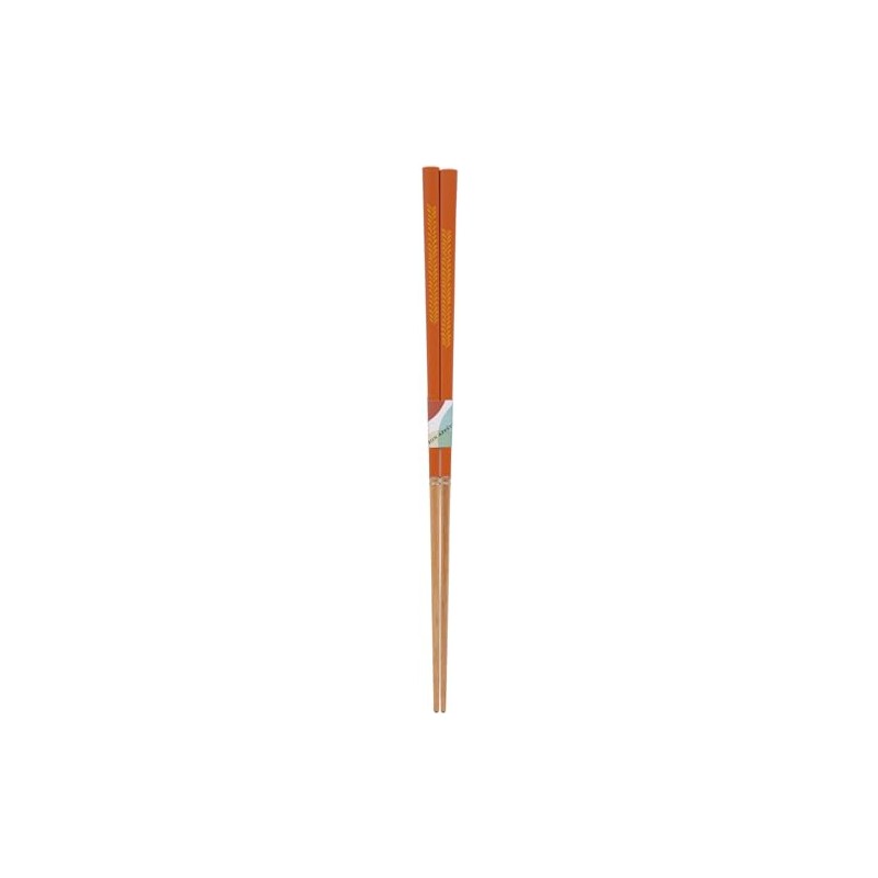 Kawai Bay Leaf Chopsticks Orange Size: Approx. H23 124452