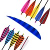 MECCANIXITY Arrow Vanes Arrow Fletching 4" Water Drop Shape Turkey