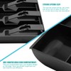 Cash Register Drawer Insert Tray with 4 Bill/3 Coin Compartments