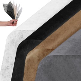 4 Pack 160 Sheets Korean Cotton Pleated Withdrawable Floral Bouquet Paper,11.4*11.4inch Non-Woven Waterproof Flower Wrapping Paper Flower Shop Supplies Gift Packaging for Fresh Flowers