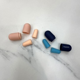 Noise Cancelling Earplugs for Improved Focus and Sleep Blue (with Case) 5ea