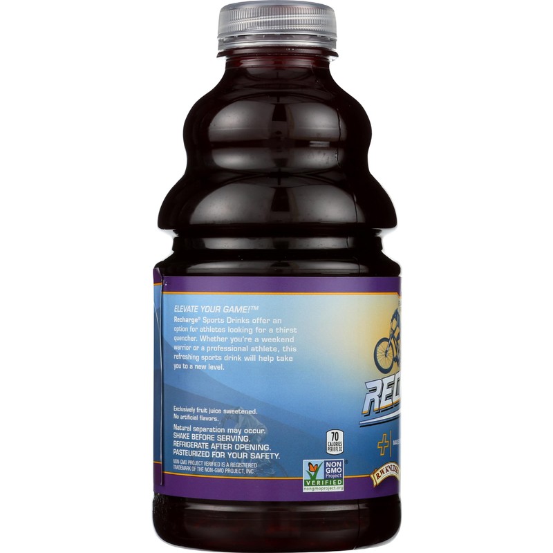 R.W. Knudsen Grape Recharge, All Natural Thirst Quencher Sports Drink,