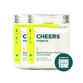 Cheers Hydrate | Oral Rehydration Solution | Electrolytes for Rapid Hydration | Lemon Lime Flavor | 24 Servings | Electrolyte Supplement with Sodium, Potassium, Glucose