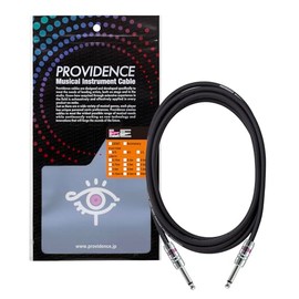 Providence LE501 Shielded Cable 2m S/S Plug (Straight/Straight), Black