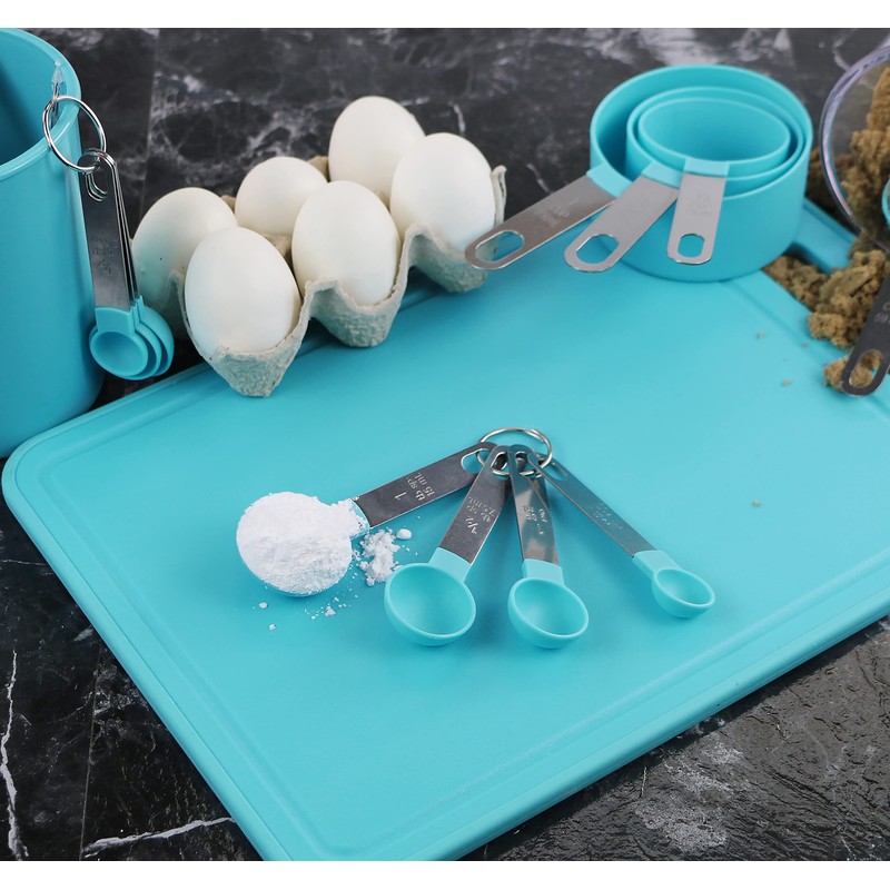 Batter Bowl With Pour Spout, Non-Slip Base,Space Saving Detachable Handle