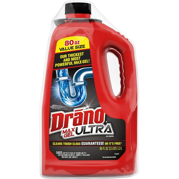 Drano Max Gel Clog Remover 32 oz (Pack of 2)