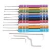 10PCS Tap Extractors with 3 Auxiliary Wrench Stainless Steel Stripped
