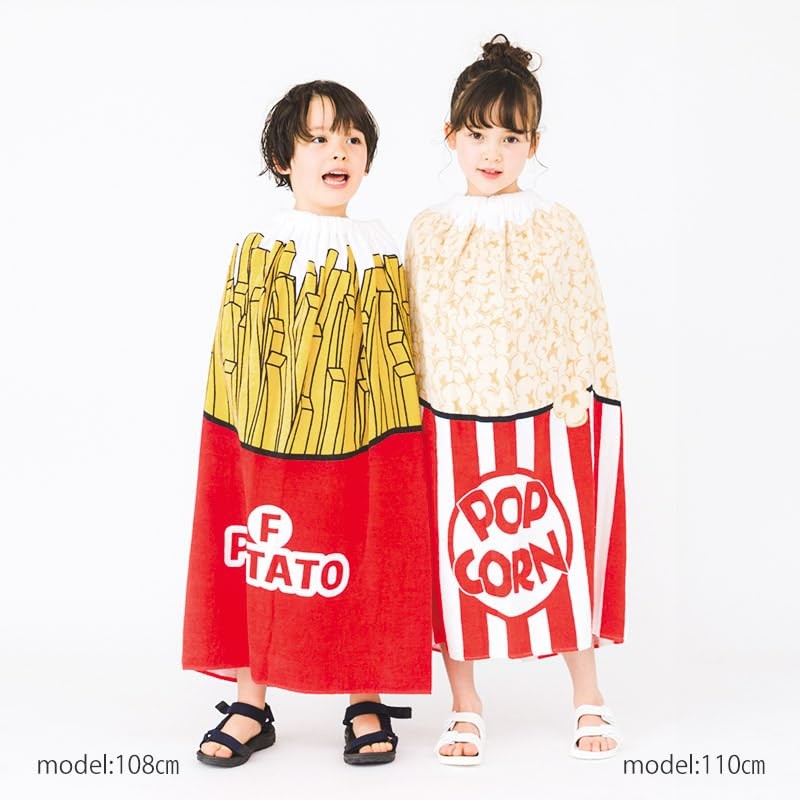 [SANTOWA] [サントーワ] ラップタオル 80cm キッズ プールタオル 男の子 女の子 巻きタオル 子供用