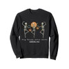 Retro Dry Bones Come Alive Ezekiel 37:5 Ballet Skeleton Sweatshirt