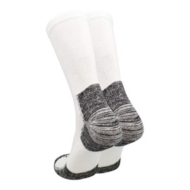 TCK Blister Resistance Crew Socks (White, X-Large)