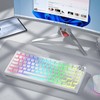 Pudding Keycaps 130 Keys Set PBT Keycap Shine Through Keycaps
