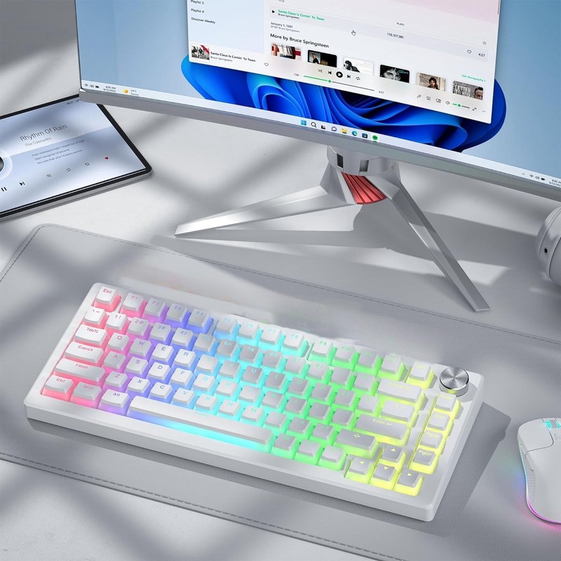 Pudding Keycaps 130 Keys Set PBT Keycap Shine Through Keycaps