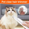Dog Paw Trimmer,Saffory Dog Paw Trimmer with LED Light,Low Noise