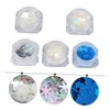 WOONEKY Snowflake Nail Sequins for Manicure Decoration for Christmas and